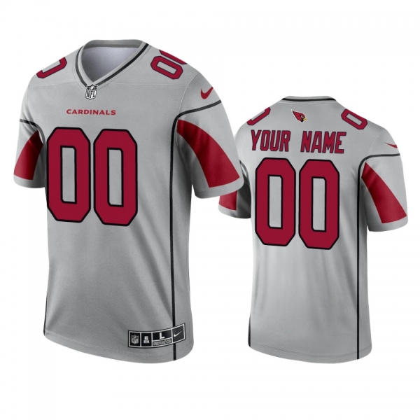 Arizona Cardinals Custom Silver 2021 Inverted Legend Jersey