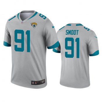 Jacksonville Jaguars Dawuane Smoot Silver Inverted Legend Jersey