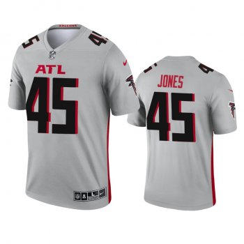 Atlanta Falcons Deion Jones Silver 2021 Inverted Legend Jersey