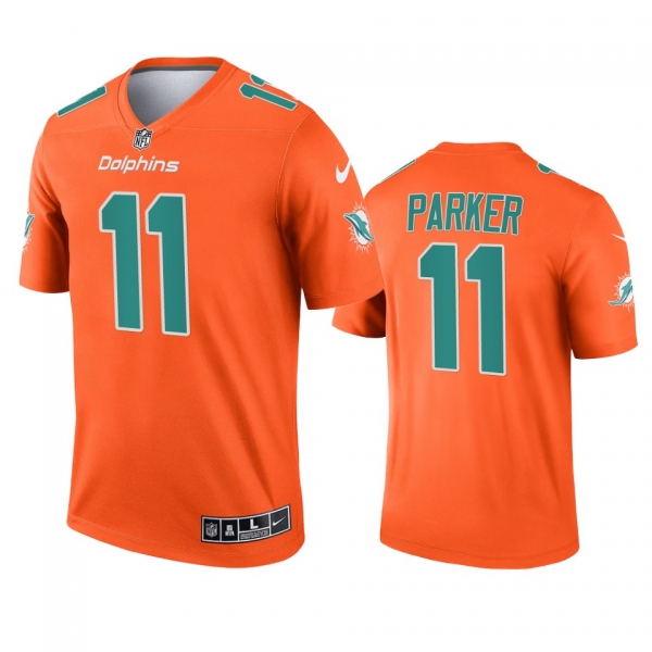 Miami Dolphins DeVante Parker Orange 2021 Inverted Legend Jersey