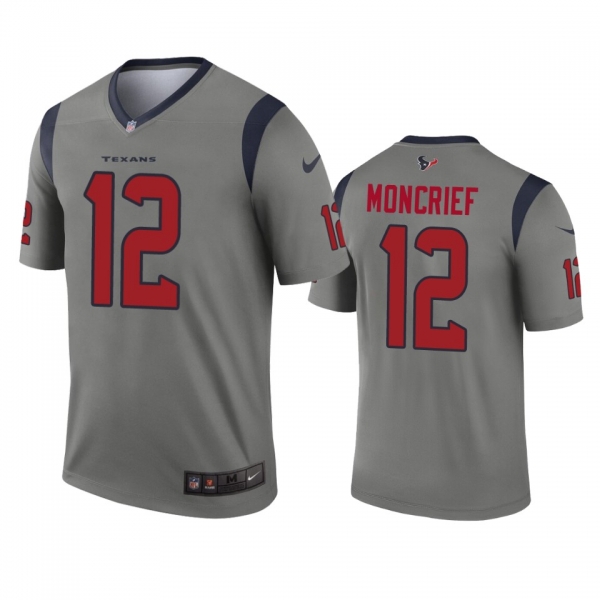 Houston Texans Donte Moncrief Gray Inverted Legend Jersey