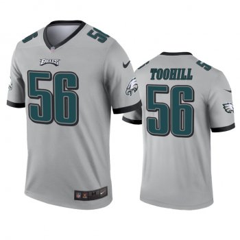 philadelphia Eagles Casey Toohill Silver Inverted Legend Jersey