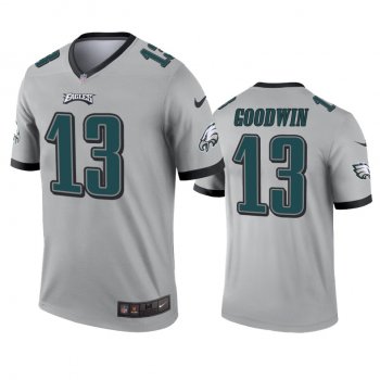 philadelphia Eagles Marquise Goodwin Silver Inverted Legend Jersey