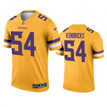 Minnesota Vikings Eric Kendricks Gold 2021 Inverted Legend Jersey