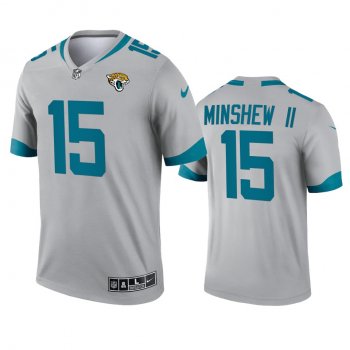 Jacksonville Jaguars Gardner Minshew II Silver 2021 Inverted Legend Jersey