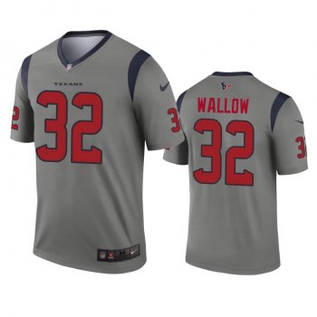 Houston Texans Garret Wallow Gray Inverted Legend Jersey