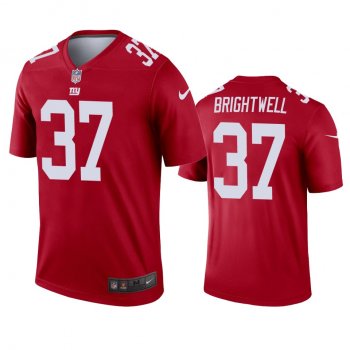 New York Giants Gary Brightwell Red Inverted Legend Jersey