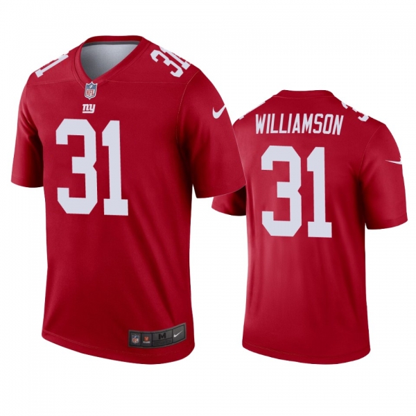 New York Giants Chris Williamson Red Inverted Legend Jersey