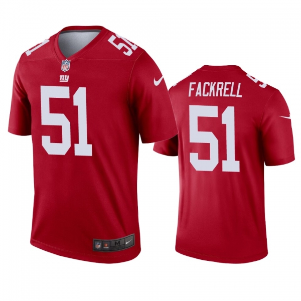 New York Giants Kyler Fackrell Red Inverted Legend Jersey