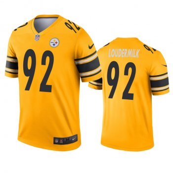 Pittsburgh Steelers Isaiahh Loudermilk Gold Inverted Legend Jersey