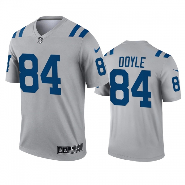 Indianapolis Colts Jack Doyle Gray 2021 Inverted Legend Jersey