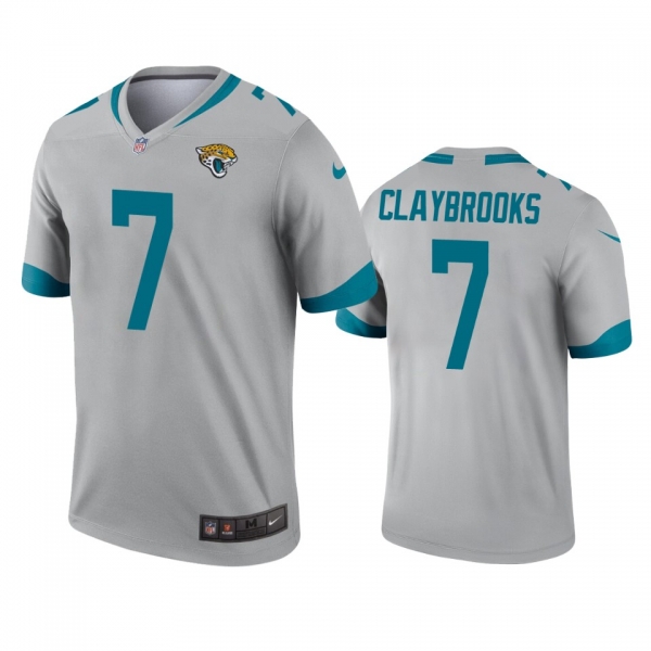 Jacksonville Jaguars Chris Claybrooks Silver Inverted Legend Jersey