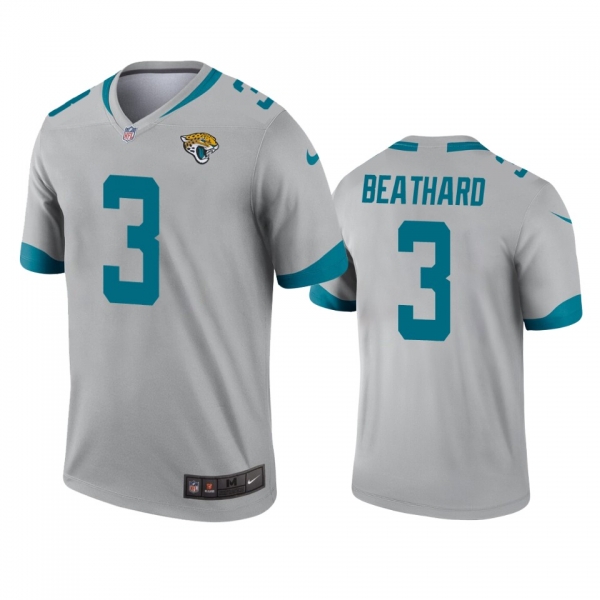 Jacksonville Jaguars C.J. Beathard Silver Inverted Legend Jersey