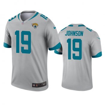 Jacksonville Jaguars Collin Johnson Silver Inverted Legend Jersey