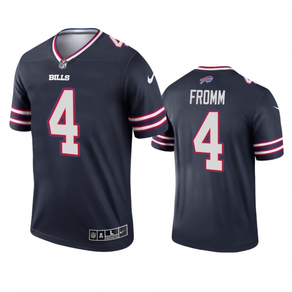 Buffalo Bills Jake Fromm Navy 2021 Inverted Legend Jersey