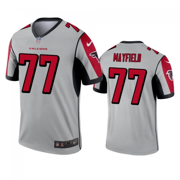 Atlanta Falcons Jalen Mayfield Silver Inverted Legend Jersey