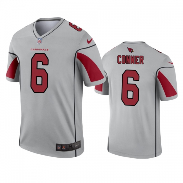 Arizona Cardinals James Conner Silver Inverted Legend Jersey