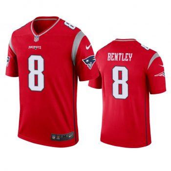 New England Patriots Ja'Whaun Bentley Red Inverted Legend Jersey