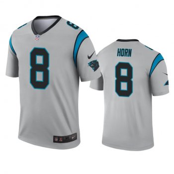 Carolina Panthers Jaycee Horn Silver Inverted Legend Jersey