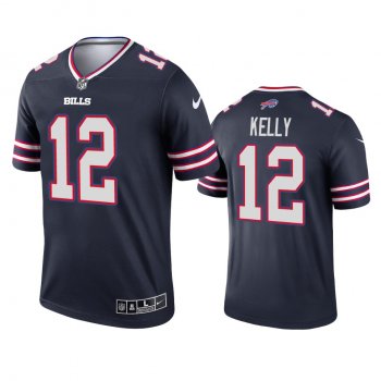 Buffalo Bills Jim Kelly Navy 2021 Inverted Legend Jersey