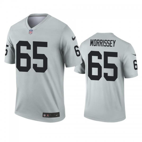 Las Vegas Raiders Jimmy Morrissey Silver Inverted Legend Jersey