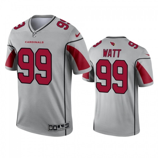 Arizona Cardinals J.J. Watt Silver 2021 Inverted Legend Jersey