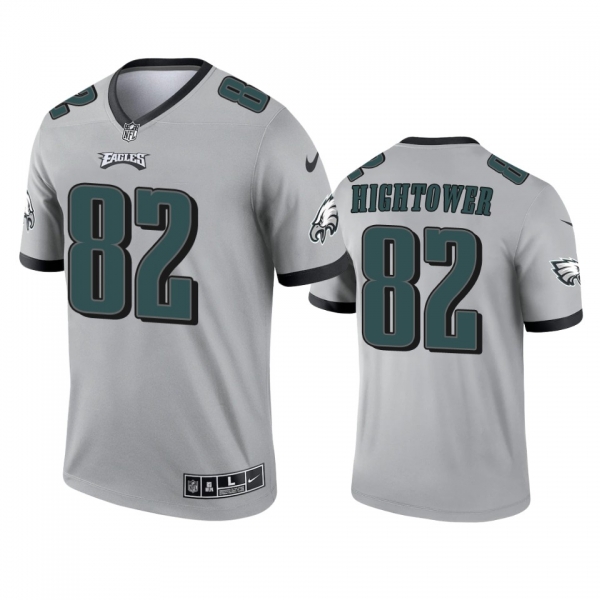 Philadelphia Eagles John Hightower Silver 2021 Inverted Legend Jersey