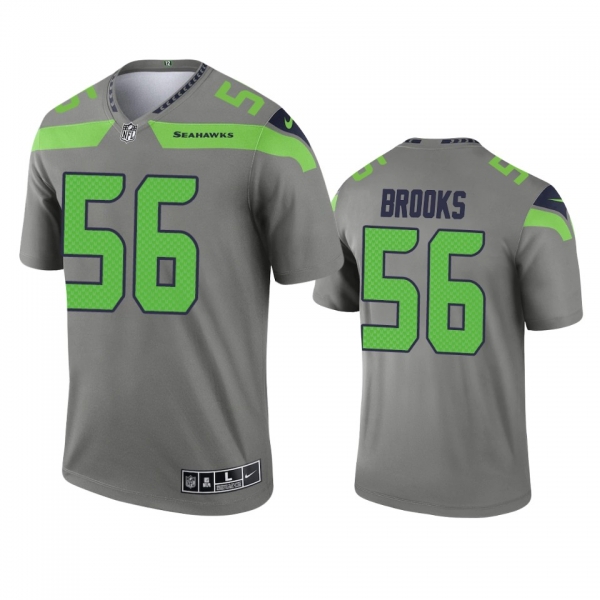 Seattle Seahawks Jordyn Brooks Steel 2021 Inverted Legend Jersey