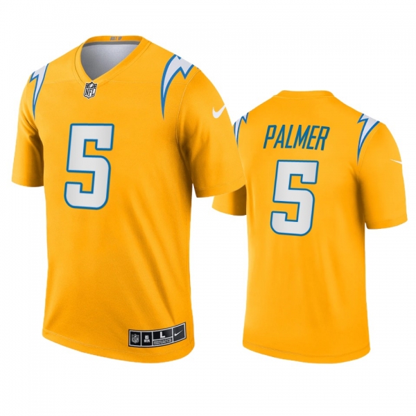 Los Angeles Chargers Josh Palmer Gold 2021 Inverted Legend Jersey