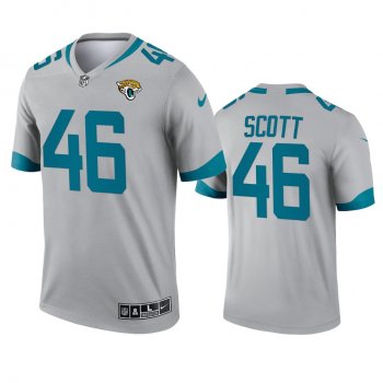 Jacksonville Jaguars Josiah Scott Silver 2021 Inverted Legend Jersey