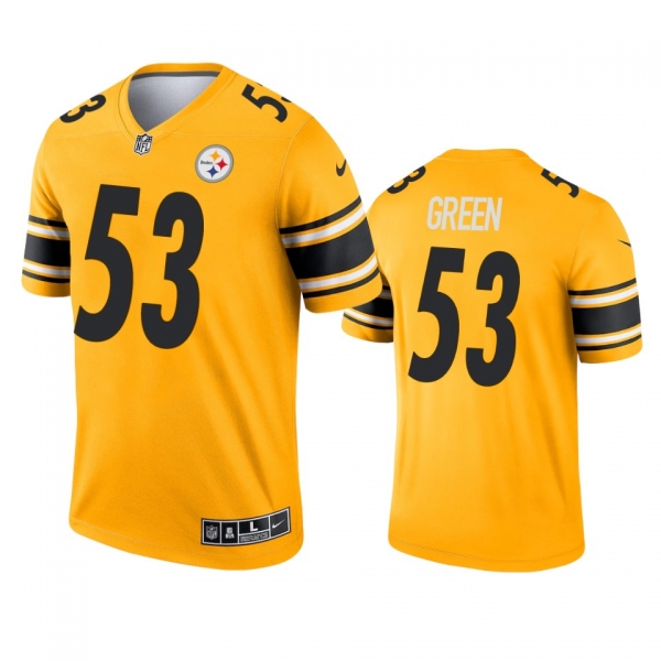 Pittsburgh Steelers Kendrick Green Gold 2021 Inverted Legend Jersey