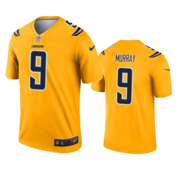 Los Angeles Chargers Kenneth Murray Gold Inverted Legend Jersey