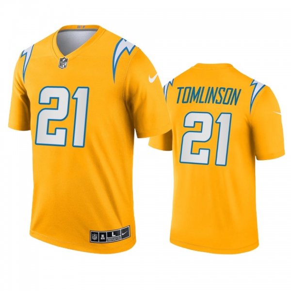 Los Angeles Chargers LaDainian Tomlinson Gold 2021 Inverted Legend Jersey