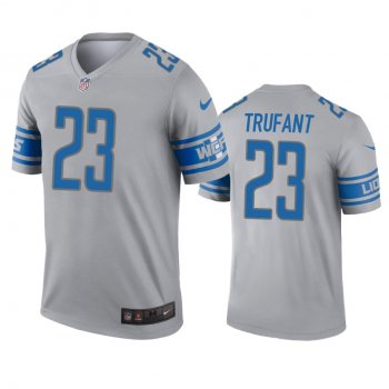 Detroit Lions Desmond Trufant Gray Inverted Legend Jersey