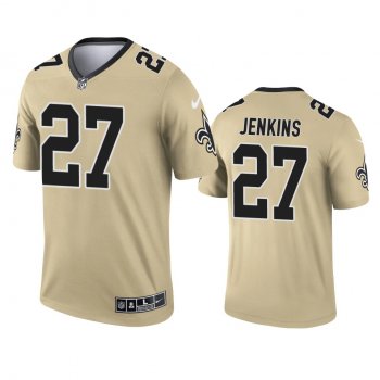 New Orleans Saints Malcolm Jenkins Gold 2021 Inverted Legend Jersey