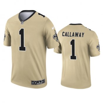 New Orleans Saints Marquez Callaway Gold 2021 Inverted Legend Jersey