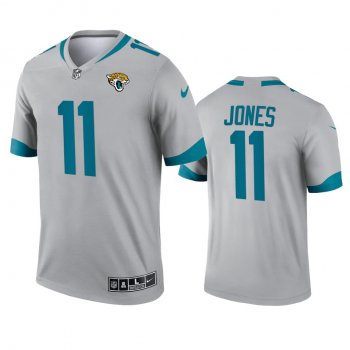 Jacksonville Jaguars Marvin Jones Silver 2021 Inverted Legend Jersey