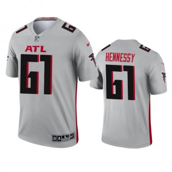 Atlanta Falcons Matt Hennessy Silver 2021 Inverted Legend Jersey