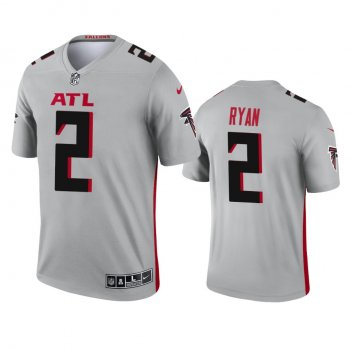 Atlanta Falcons Matt Ryan Silver 2021 Inverted Legend Jersey