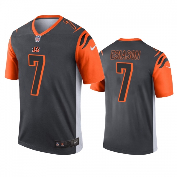 Cincinnati Bengals Boomer Esiason Silver Inverted Legend Jersey