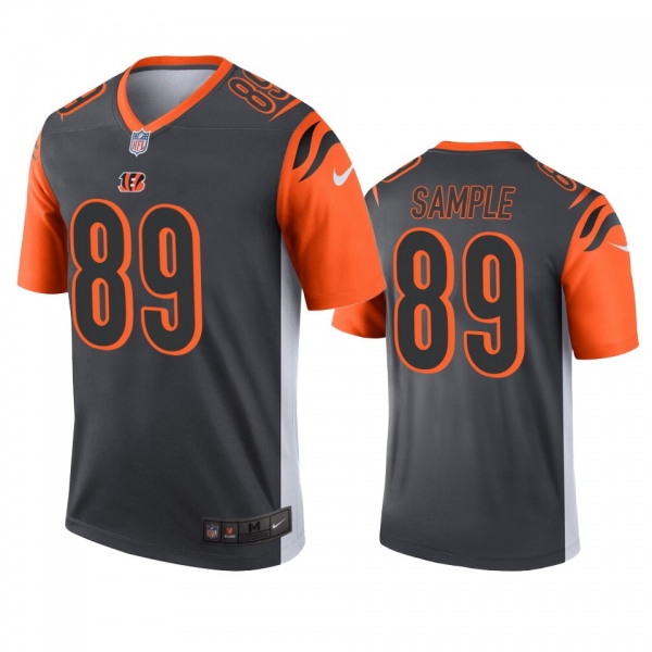 Cincinnati Bengals Drew Sample Silver Inverted Legend Jersey