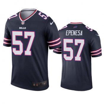 Buffalo Bills A.J. Epenesa Navy Inverted Legend Jersey