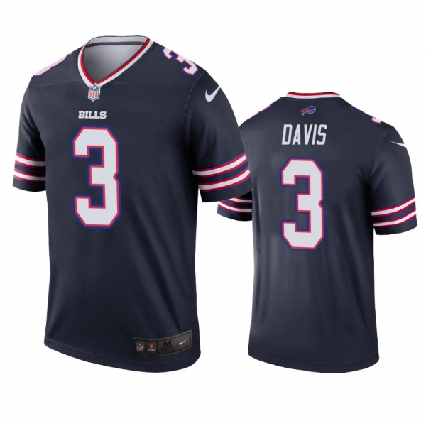 Buffalo Bills Gabriel Davis Navy Inverted Legend Jersey