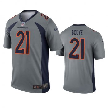 Denver Broncos A.J. Bouye Gray Inverted Legend Jersey