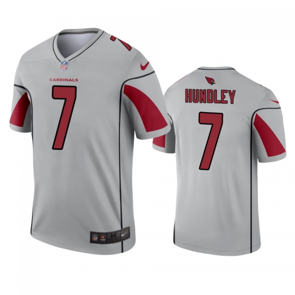 Arizona Cardinals Brett Hundley Silver Inverted Legend Jersey