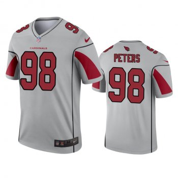 Arizona Cardinals Corey Peters Silver Inverted Legend Jersey