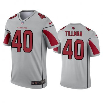 Arizona Cardinals Pat Tillman Silver Inverted Legend Jersey