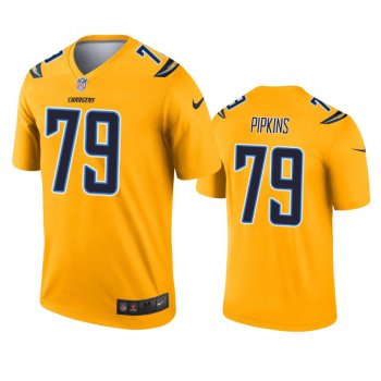 Los Angeles Chargers Trey Pipkins Gold Inverted Legend Jersey