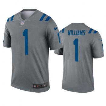 Indianapolis Colts Chad Williams Gray Inverted Legend Jersey