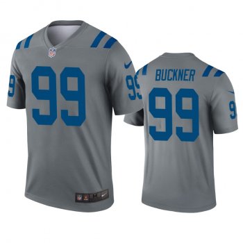 Indianapolis Colts DeForest Buckner Gray Inverted Legend Jersey